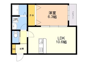 高宮駅 徒歩11分 1階の物件間取画像